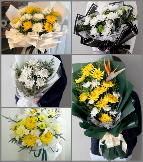 广东汕尾市陆丰市上英镇下灶里村白事花束代送